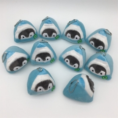 10PCS/SET 9CM Cute Penguin Anime Plush Pendant Toy