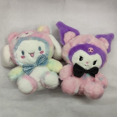 12PCS/SET 22CM Sanrio Kuromi Cartoon Anime Plush Toy Doll