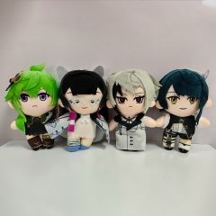 4PCS/SET 22CM Genshin Impact Cartoon Anime Plush Toy Doll
