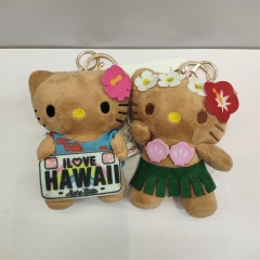 24PCS/SET 12CM Sanrio Hello Kitty Anime Plush Toy Pendant