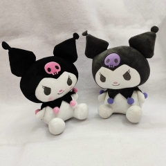 12PCS/SET 22CM 2 Styles Sanrio Kuromi Cartoon Anime Plush Toy Doll