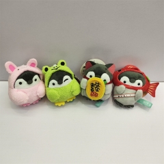 24PCS/SET 10CM Cute Penguin Anime Plush Toy Pendant
