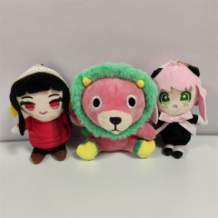3PCS/SET 10CM SPY×FAMILY Anime Plush Toy Pendant