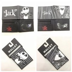 3 Styles The Nightmare Before Christmas Cartoon Pattern Coin Purse Anime PVC Wallet