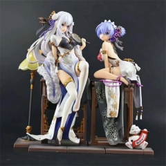 23CM 2 Styles Re:Life in a Different World from Zero/Re: Zero Emiria Rem Cartoon Anime PVC Figure Toy
