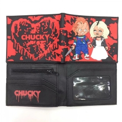 Child's Play Cartoon Pattern Coin Purse Anime PVC Wallet