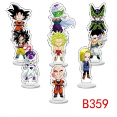 2 Styles 9PCS/SET JoJo's Bizarre Adventure Cartoon Acrylic Anime Standing Plate