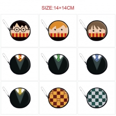 10 Styles Harry Potter Cartoon Pattern Anime Pu Coin Pruse Wallet