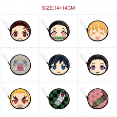 11 Styles Demon Slayer: Kimetsu no Yaiba Cartoon Pattern Anime Pu Coin Pruse Wallet