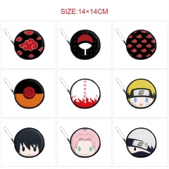 9 Styles Naruto Cartoon Pattern Anime Pu Coin Pruse Wallet
