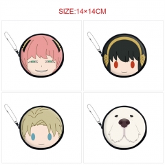 4 Styles SPY×FAMILY Cartoon Pattern Anime Pu Coin Pruse Wallet