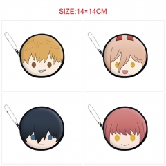 5 Styles Chainsaw Man Cartoon Pattern Anime Pu Coin Pruse Wallet