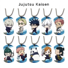 20 Styles Jujutsu Kaisen Cartoon Character Decoration Anime Alloy Necklaces