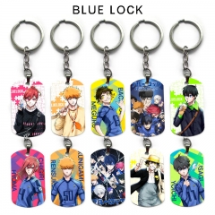 10 Styles Blue Lock Character Decoration Anime Alloy Keychain