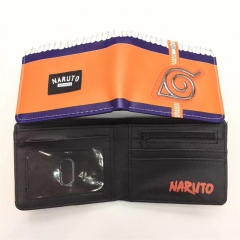 Naruto Cartoon Pattern Coin Purse Anime PVC Wallet