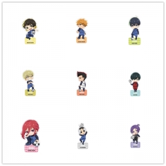 10 Styles 10CM Blue Lock Cartoon Character Decoration Anime Acrylic Standing Plate
