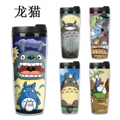 龙猫 精品动漫双层隔热随手杯水壶水杯