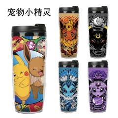 宝可梦 精品动漫双层隔热随手杯水壶水杯