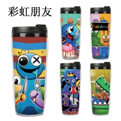 彩虹朋友 精品动漫双层隔热随手杯水壶水杯