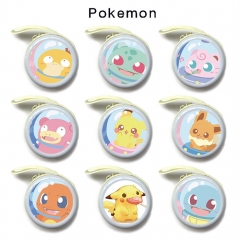 30 Styles Pokemon Anime Zipper Coin Purse