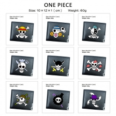 12 Styles One Piece PU Anime Short Wallet Purse