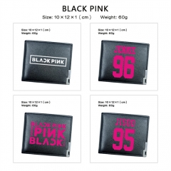 6 Styles K-POP BLACKPINK PU Anime Short Wallet Purse