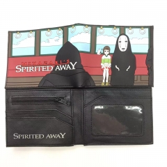 Spirited Away Cartoon Pattern Purse Anime PVC Wallet
