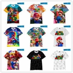18 Styles Super Mario Bro Cartoon Anime T Shirt