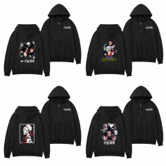 22 Styles Jujutsu Kaisen Cartoon Hooded Anime Zipper Hoodie