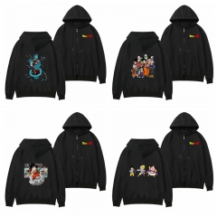 11 Styles Dragon Ball Z Cartoon Hooded Anime Zipper Hoodie