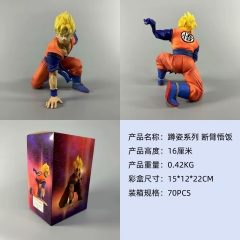 七龙珠 断臂悟饭 孙悟饭 蹲姿 盒装手办 高16cm重0.42kg一箱70个