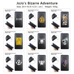 9 Styles JoJo's Bizarre Adventure PU Zipper Anime Long Wallet Purse