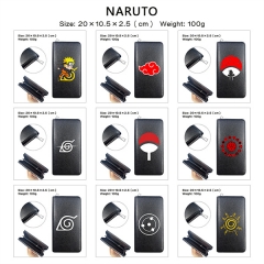12 Styles Naruto PU Zipper Anime Long Wallet Purse