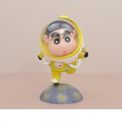 蜡笔小新 太空小新 盒装手办 高16cm