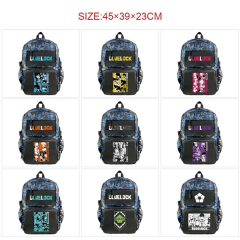 9 Styles Blue Lock Cosplay Cartoon Canvas Students Backpack Anime Bag