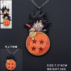 2 Styles Dragon Ball Z Alloy Anime Necklace/Keychain