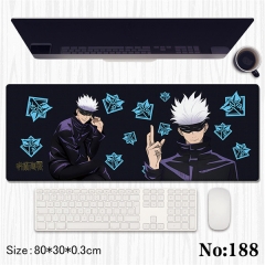 (80*30*0.3CM) 2 Styles Jujutsu Kaisen Cartoon Anime Mouse Pad