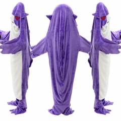 4 Size Devil Fish Animal Anime Plush Flannel Sleeping Bag Pajamas
