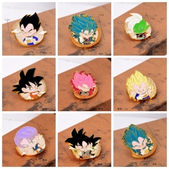 16 Styles Dragon Ball Z Cartoon Decoration Anime Brooch Pin Badge