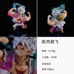海贼王肌肉路飞 肌肉尼卡路飞 袋装手办 高14cm 一箱150个