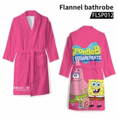 3 Styles SpongeBob SquarePants Cosplay Decoration Cartoon Anime Flannel Pajamas