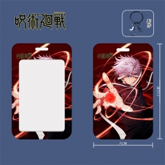 2 Styles Jujutsu Kaisen Cartoon Anime Card Holder Keychain