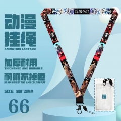 2 Styles Bungo Stray Dogs Cartoon Long Lanyard Anime Phone Strap