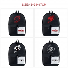 8 Styles Fairy Tail Cosplay Cartoon Canvas Students Backpack Anime Bag