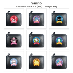 10 Styles Sanrio Cosplay PU Purse Folding Anime Short Wallet