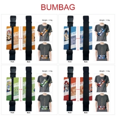 5 Styles Fairy Tail Movie Character Cosplay Anime Canvas Waist Bag