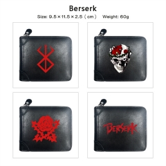 5 Styles Berserk Cosplay PU Purse Folding Anime Short Wallet