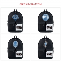 7 Styles Doctor Who Cosplay Cartoon Canvas Students Backpack Anime Bag