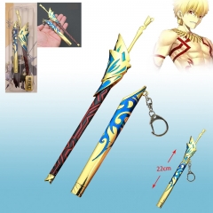 命运吉尔伽美什乖离剑22cm带鞘武器挂扣一个