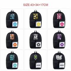 9 Styles Blue Lock Cosplay Cartoon Canvas Students Backpack Anime Bag